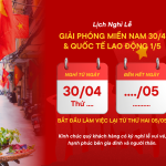 Thông báo nghỉ lễ Giỗ Tổ Hùng Vương, Giải Phóng Miền Nam, Quốc Tế Lao Động (11)