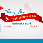 Thông báo nghỉ lễ Giỗ Tổ Hùng Vương, Giải Phóng Miền Nam, Quốc Tế Lao Động (12)