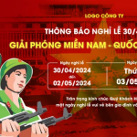Thông báo nghỉ lễ Giỗ Tổ Hùng Vương, Giải Phóng Miền Nam, Quốc Tế Lao Động (15)