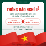 Thông báo nghỉ lễ Giỗ Tổ Hùng Vương, Giải Phóng Miền Nam, Quốc Tế Lao Động (7)