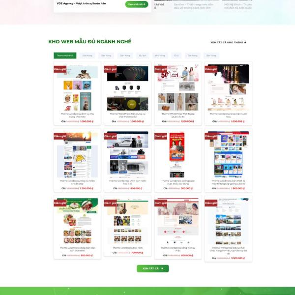 Theme WordPress agency4 fix có chức năng bán theme