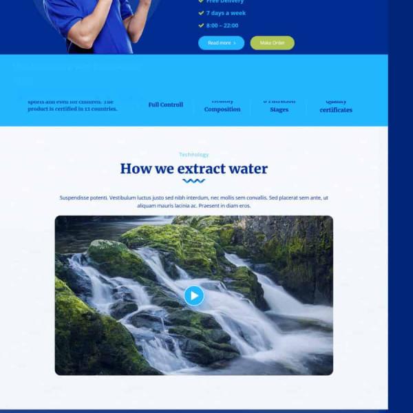 Theme WordPress nước aqua