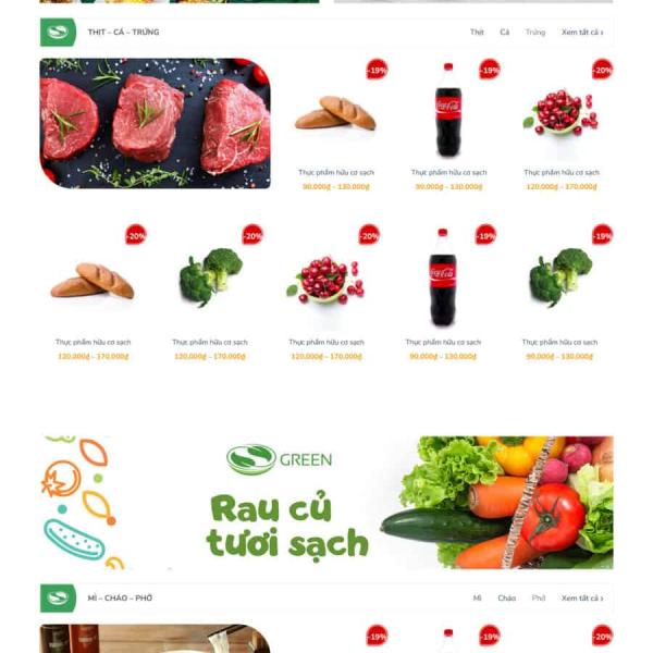 Theme WordPress tạp hóa bách hóa xanh 5