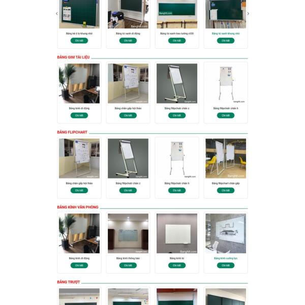 Theme WordPress bán bảng, văn phòng phẩm