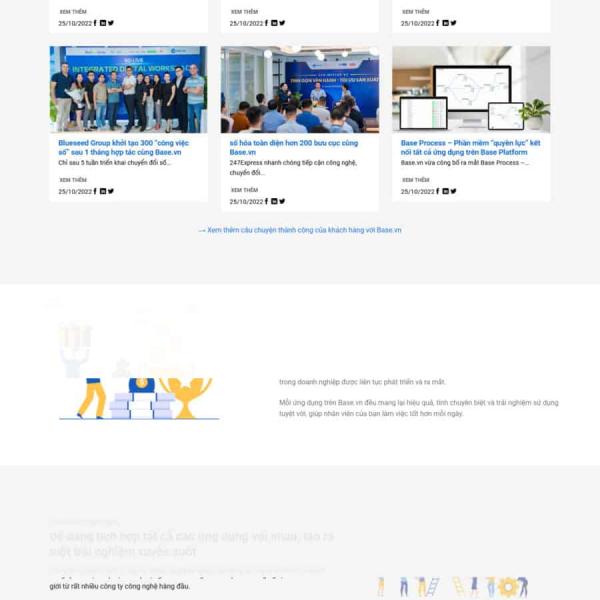 Theme WordPress nền tảng quản trị doanh nghiệp base