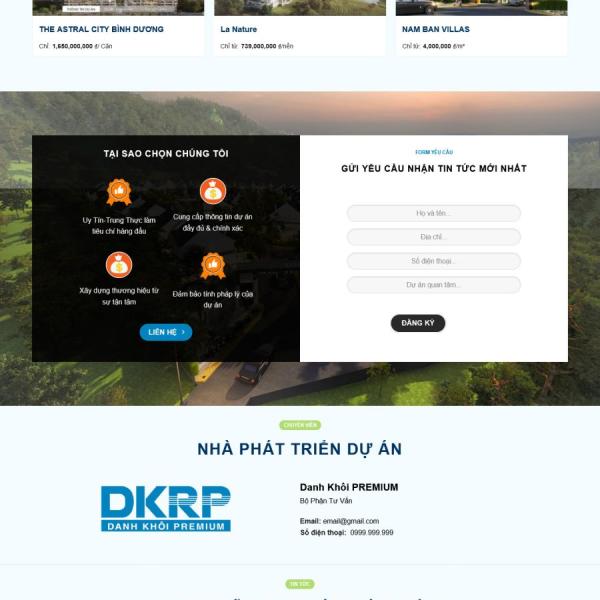 Theme WordPress BĐS 33