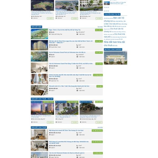 Theme WordPress BĐS 46 chuẩn đẹp