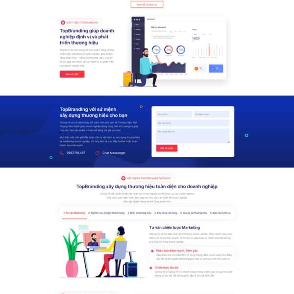 Theme WordPress công ty maketing brand