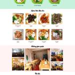 Theme WordPress quán ăn bún đậu mắm tôm