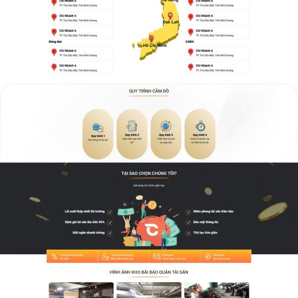 Theme WordPress cầm đồ 1