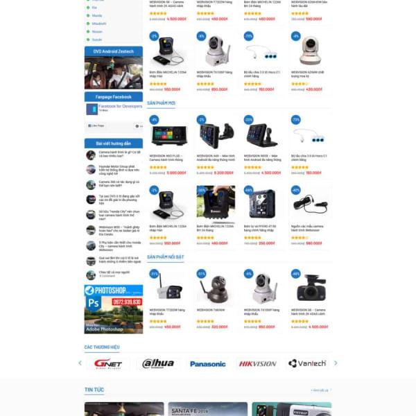 Theme WordPress shop camera 02