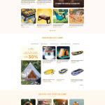 Theme WordPress bán lều bạt camping cắm trại hot