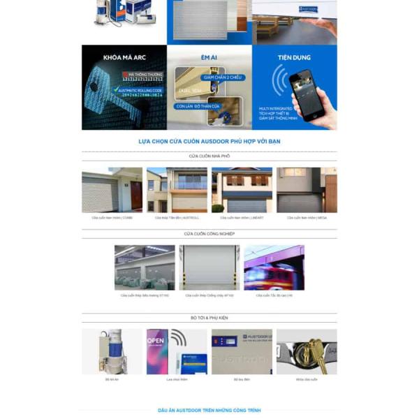 Theme WordPress cửa nhôm kính nhập khẩu
