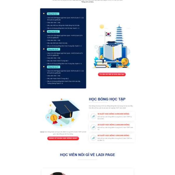 Theme WordPress cử nhân du học