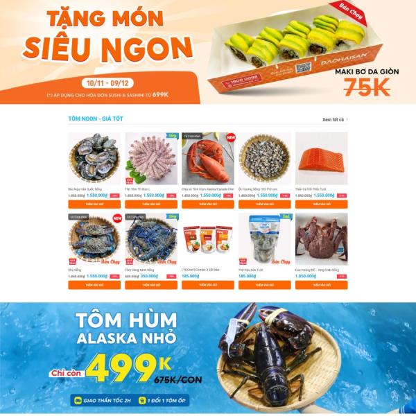 Theme WordPress đảo hải sản