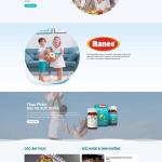 Theme WordPress bán dầu ăn