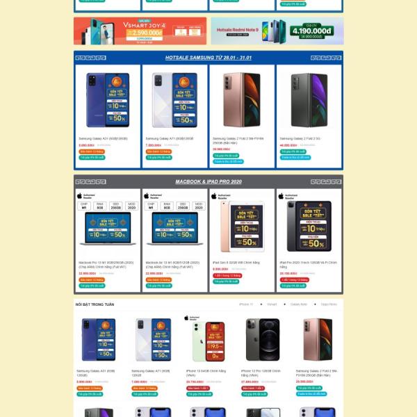 Theme WordPress di động việt