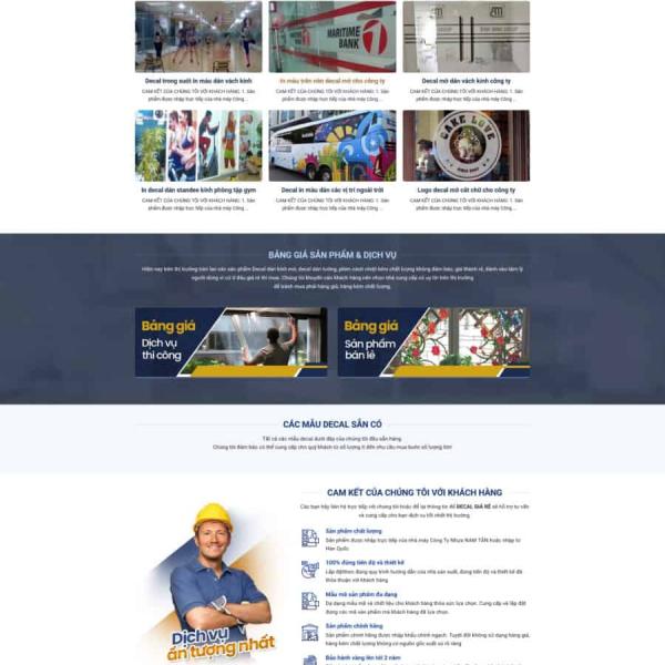 Theme WordPress dán decan