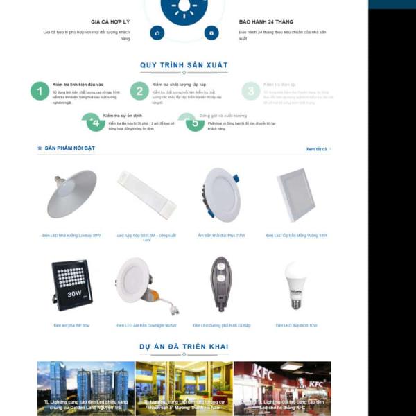 Theme WordPress đèn LED 3