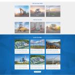 Theme WordPress giới thiệu công ty xây dựng điện gió