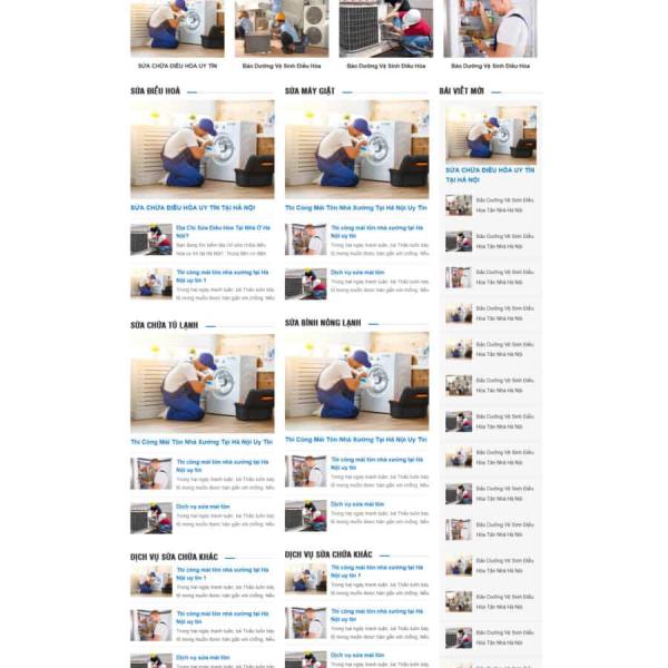 Theme WordPress điện lạnh 2