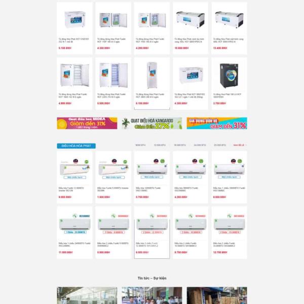 Theme WordPress điện lạnh 3