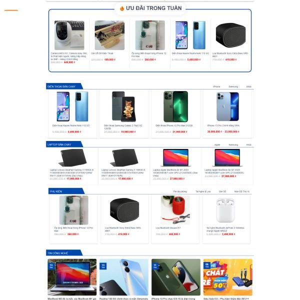 Theme WordPress điện máy 2