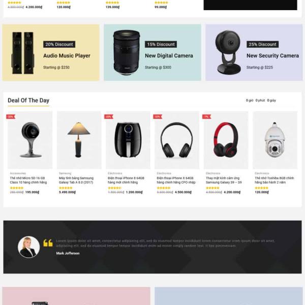 Theme WordPress điện máy 1