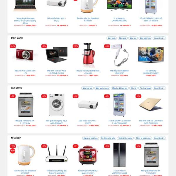 Theme WordPress điện máy 7