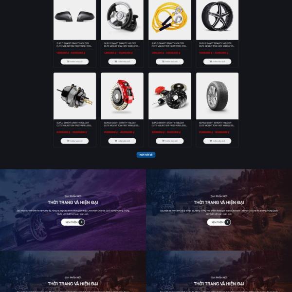 Theme WordPress đồ chơi xe hơi 3