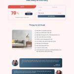 Theme WordPress lading pape bán đồng hồ treo tường