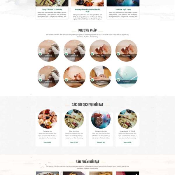Theme WordPress phòng khám đông y fix 10/2024