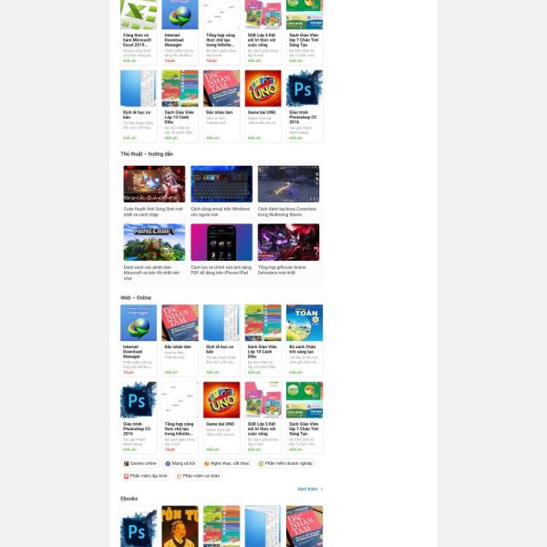 Theme WordPress web download tài liệu
