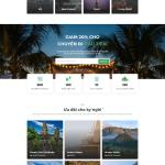 Theme WordPress du lịch 01
