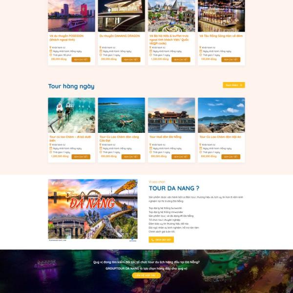 Theme WordPress bán tour du lịch 25
