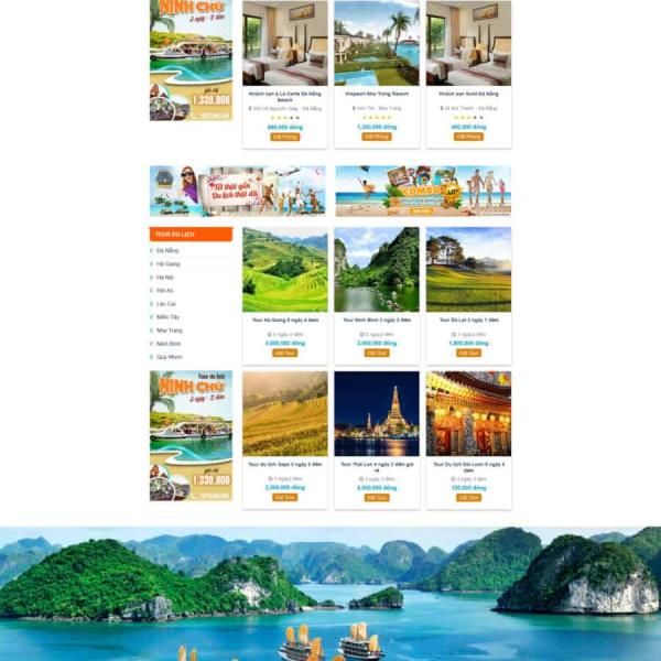 Theme WordPress du lịch 02