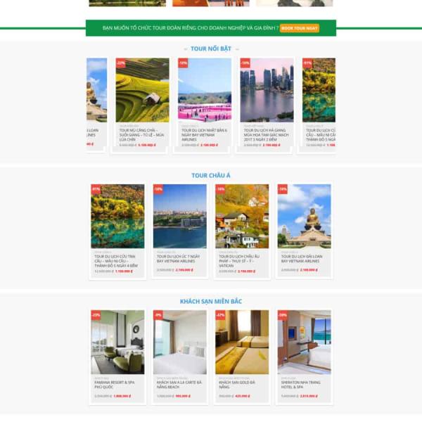Theme WordPress du lịch 06