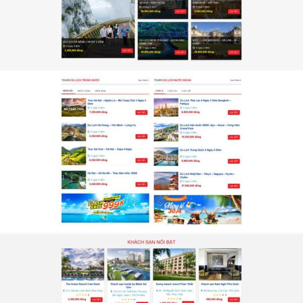 Theme WordPress du lịch 08