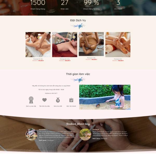 Theme WordPress khu du lịch sinh thái