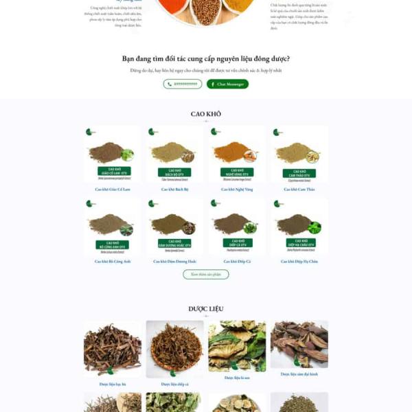 Theme WordPress công ty dược liệu dược phẩm