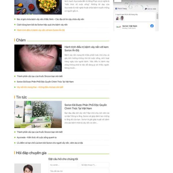 Theme WordPress dược phẩm 4