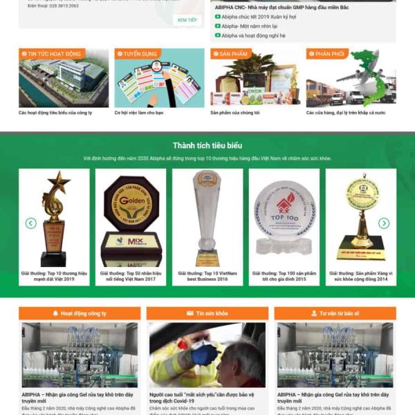 Theme WordPress dược phẩm nhà thuốc 7
