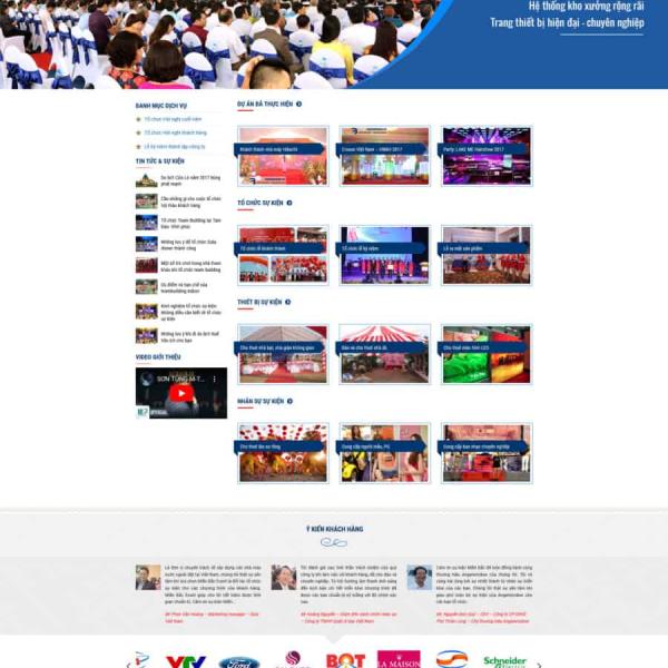 Theme WordPress công ty tổ chức sự kiện 2