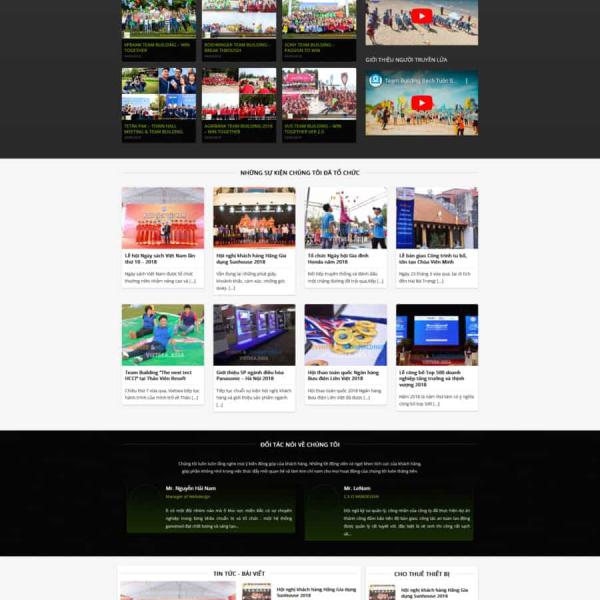 Theme WordPress công ty tổ chức sự kiện 5