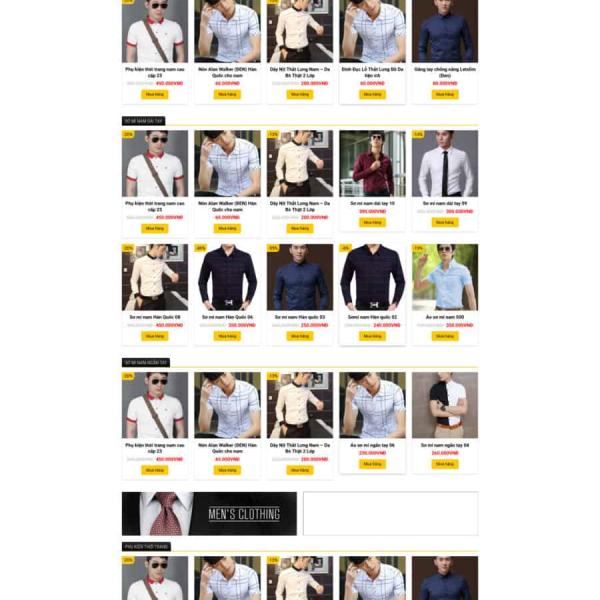 Theme WordPress thời trang 02