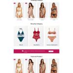 Theme WordPress shop thời trang áo lót sexy