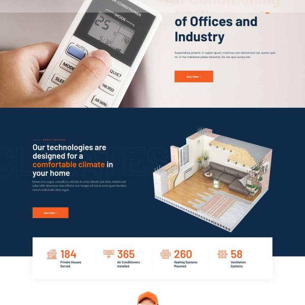 Theme WordPress điện lạnh đẹp