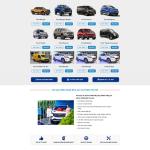 Theme WordPress bán xe Ford 1