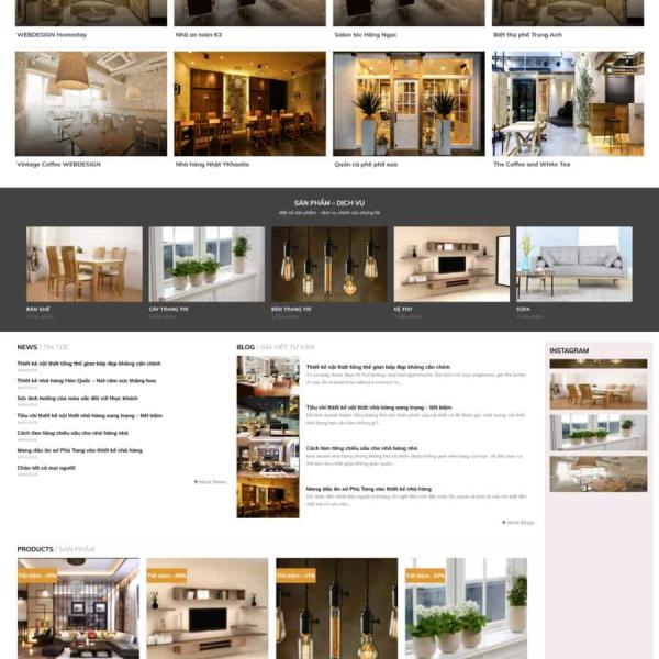 Theme WordPress nội thất 01