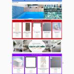 Theme WordPress siêu thị gạch men đẹp